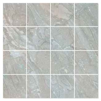 Mosaik Klinker <strong>Titan</strong>  Ljusgrå Matt 30x30 (7x7) cm